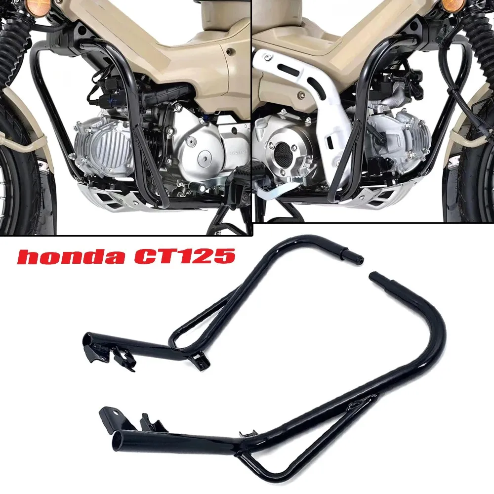 

HunterCub Motorcycle Engine Highway Guard Crash Bar Bumper For Honda CT125 CT 125 ct125 2020 2021 2022 bracket