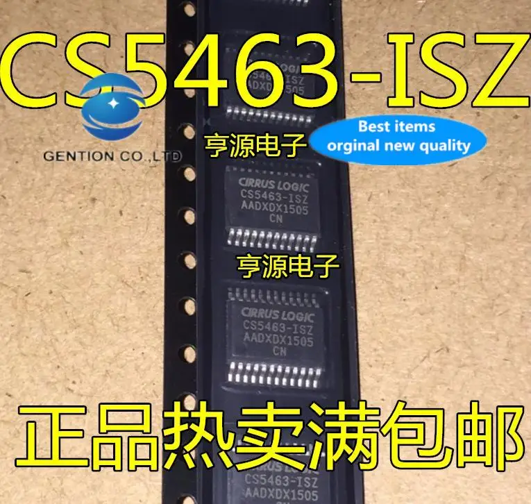 

10 шт., 100% оригинальная новинка, фотосессия, CS5463 SMD SSOP24, однофазная двунаправленная мощность/Энергосбережение IC