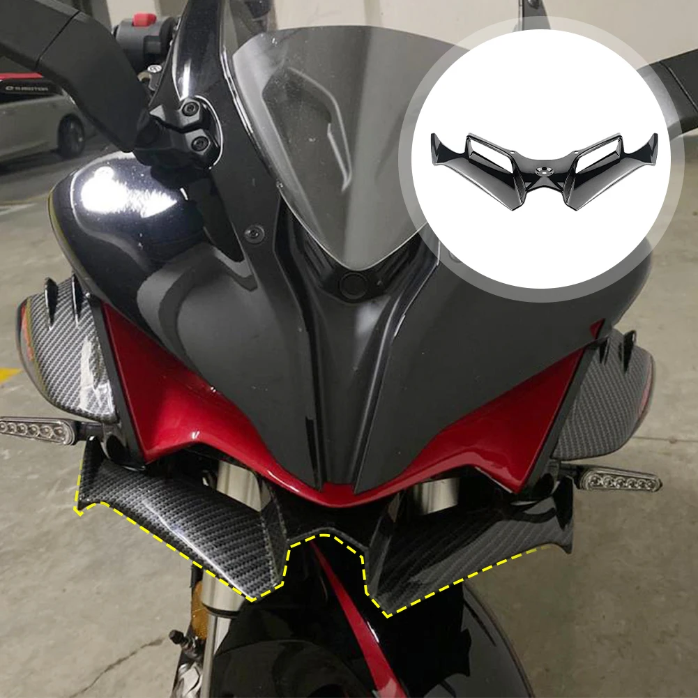 Motorcycle Winglet Aerodynamic Wing Kit Spoiler Motor Accessories For KawasakiNinja 300 Ninja250 NINJA300/250 EX300 2013-motorcycle accessories motorcycle winglet motorcycle wing kit