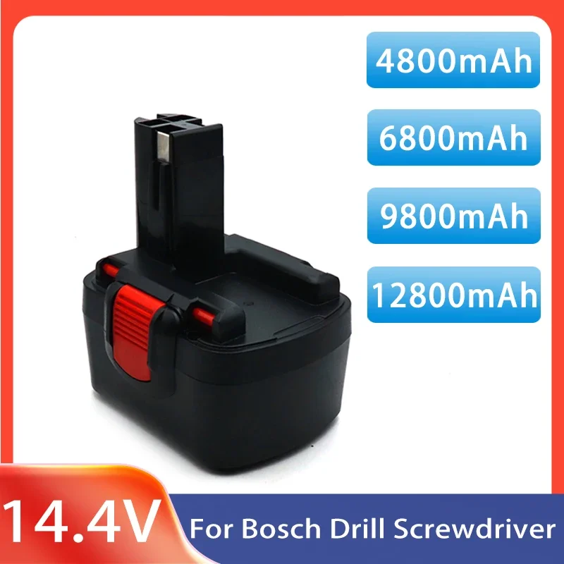 

Электрический инструмент для кнопки аккумулятора Bosch, 12800 мАч, 14,4 В, BAT038, BAT040, BAT140, PSR 14.4VE-2, GSR 14,4 В, GDS, 35614, BAT041