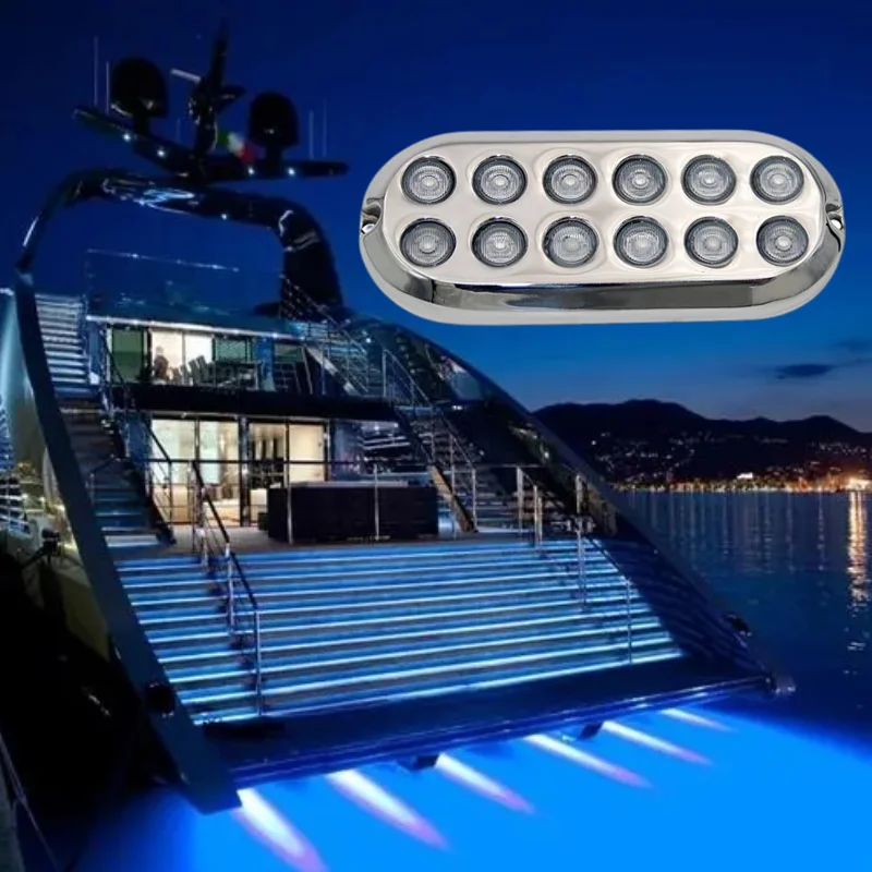 2022New120WYachtLightHighQualitySeawaterMarineLamp316L