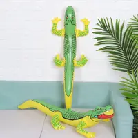 2Pcs PVC Swimming Pool Funny Water Toys Blow Up Crocodile Toy Inflatable Toys Inflatable Crocodile Alligator Balloon 2