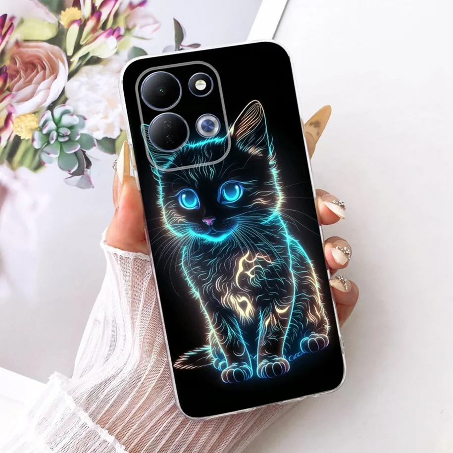 Cute Cartoon Animal Soft Silicone Clear Phone Case Cover