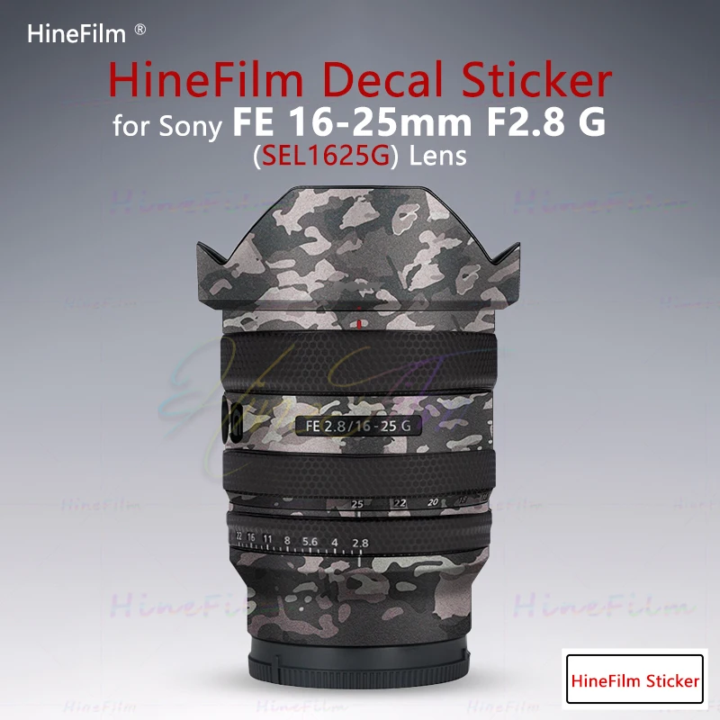 

Hinefilm Skin for Sony FE16-25F2.8G Lens Skin SEL1625G Lens Sticker 1625 Protective Sticker for Sony FE16-25mm F2.8 G Lens Skin