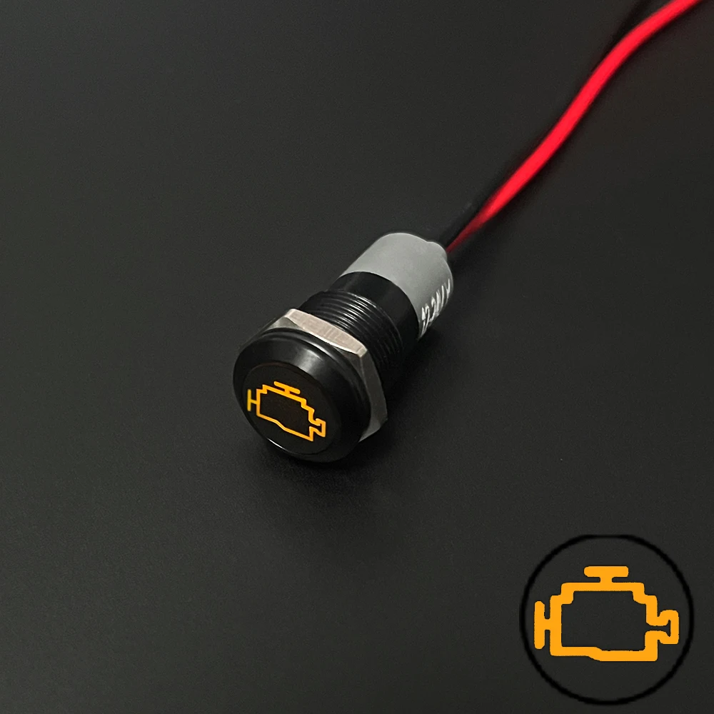 ตัวเลือกสินค้า ตัวบ่งชี้สถานะ LED กันน้ำ 12V/24V สำหรับรถยนต์และรถจักรยานยนต์