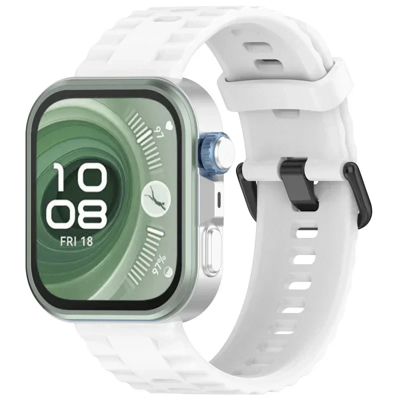 Premium Sport Silicone Replacement Strap for Huawei Watch Fit - Enhanced Comfort and Durability