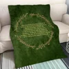 Home and Decoration The Lord of the Rings Decorative Blankets for Sofa Cover Blanket Luxury Bedding Cobija Fluffy Plaid Throw & 6