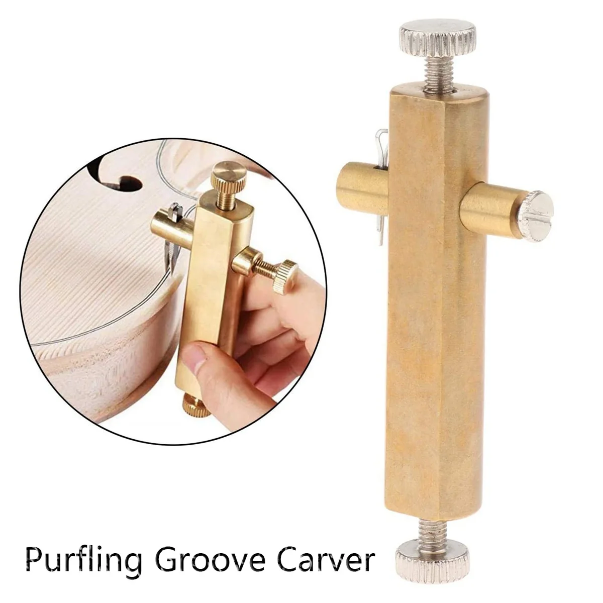 Violin and cello Groove Carving Machine, Brass Wire Inlaid Knife Groove Carving Machine, Marking Needle, Violin Making Tool
