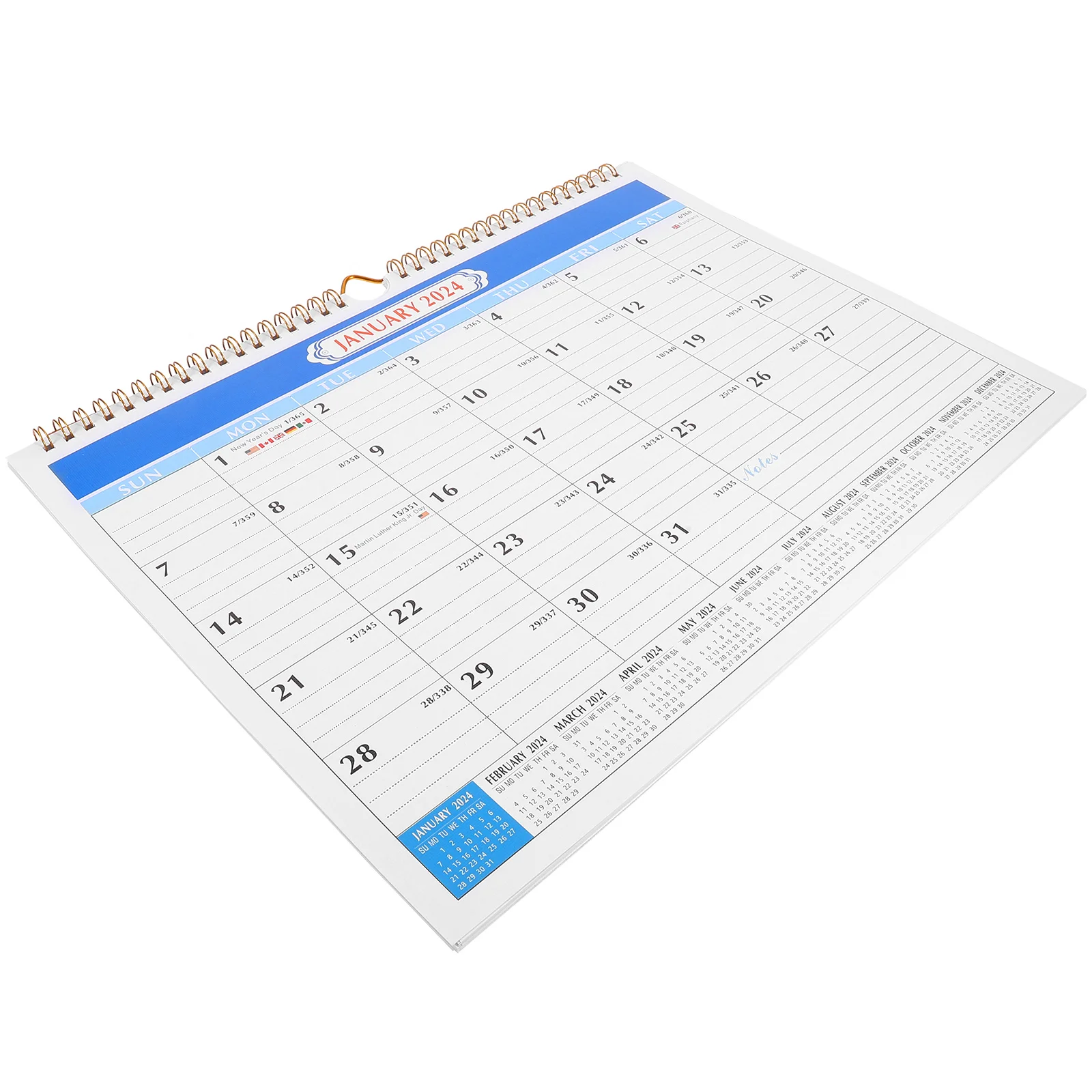 

Wall Calendar 2024-2025 English International Holidays Desk (20241-20256) (017) Delicate Hanging Office Clear Printed