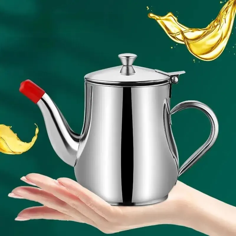 Stainless Steel Oil Pot with Filter