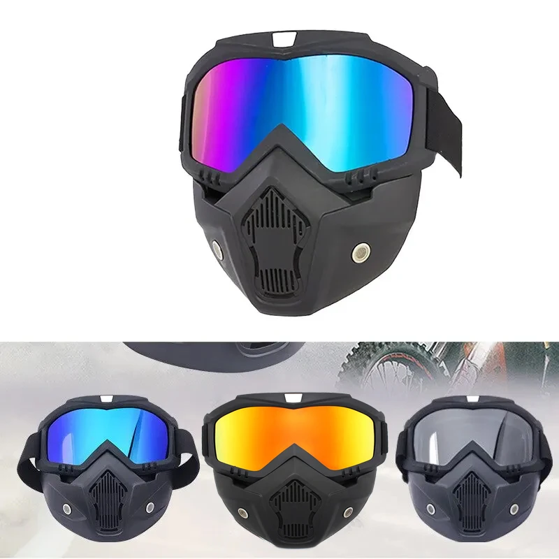 

Motorcycle goggles Off-Road helmet goggles windproof goggles mask goggles ski safe mirror helmetty protective ski masks