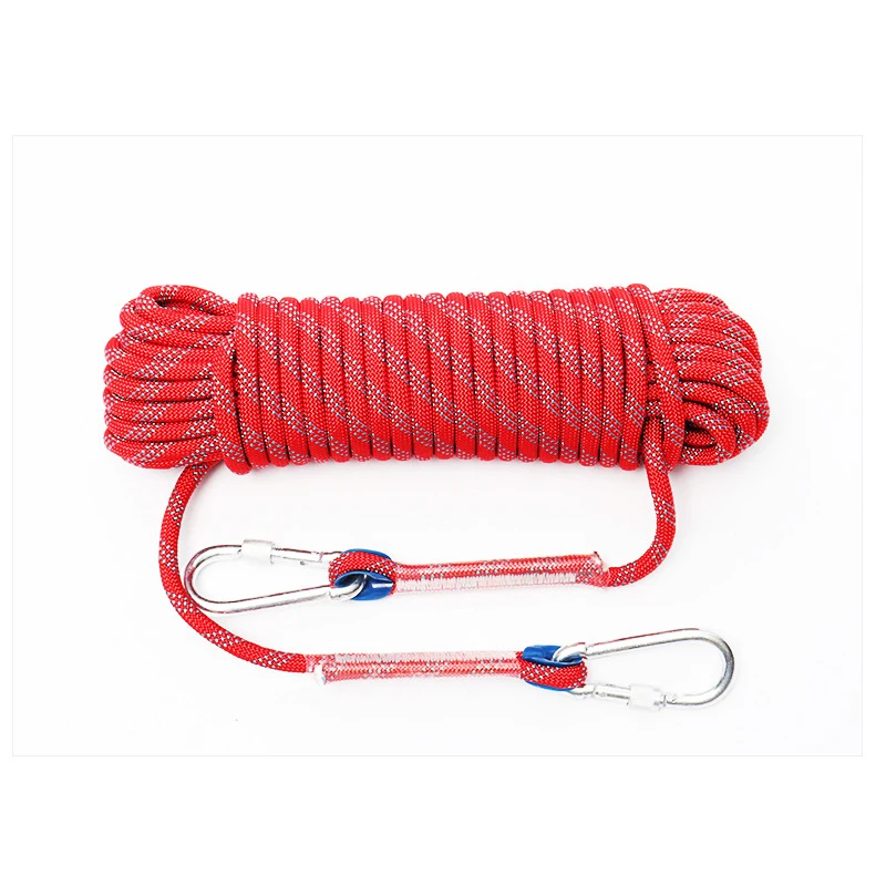 Outdoor Climbing Rope Fire Speed Down Lifesaving Rope Safety Rope Paracord 10mm String Military