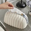 Simple Irregular Cloud Shape Tissue Box with Spring Inside Home Living Room Light luxury Shell Spring Paper Box Holder 3
