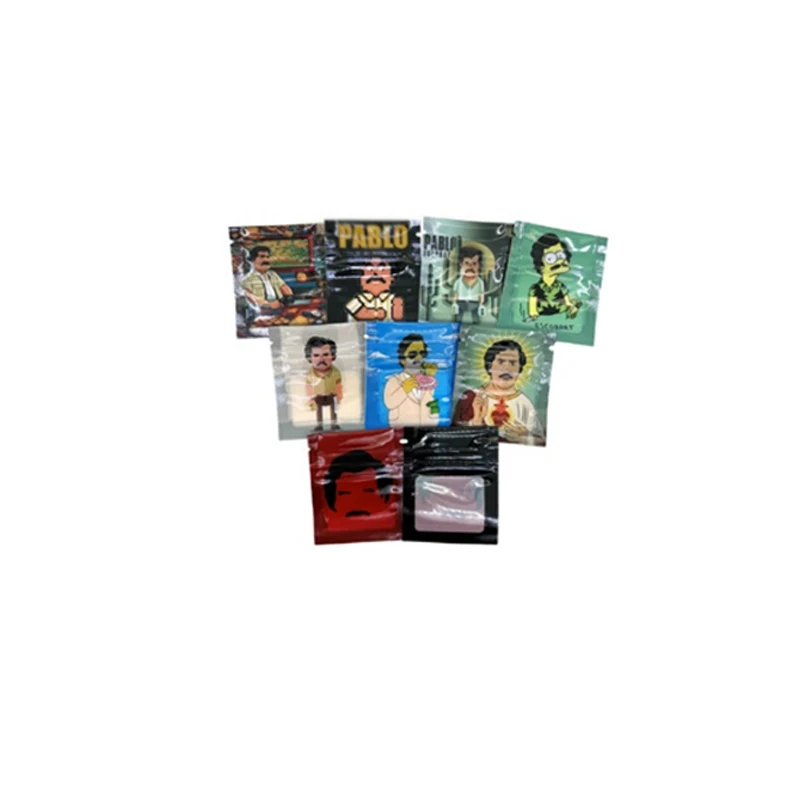 Compact Resealable Waterproof Mylar Storage Pouches with Zip Lock Seal