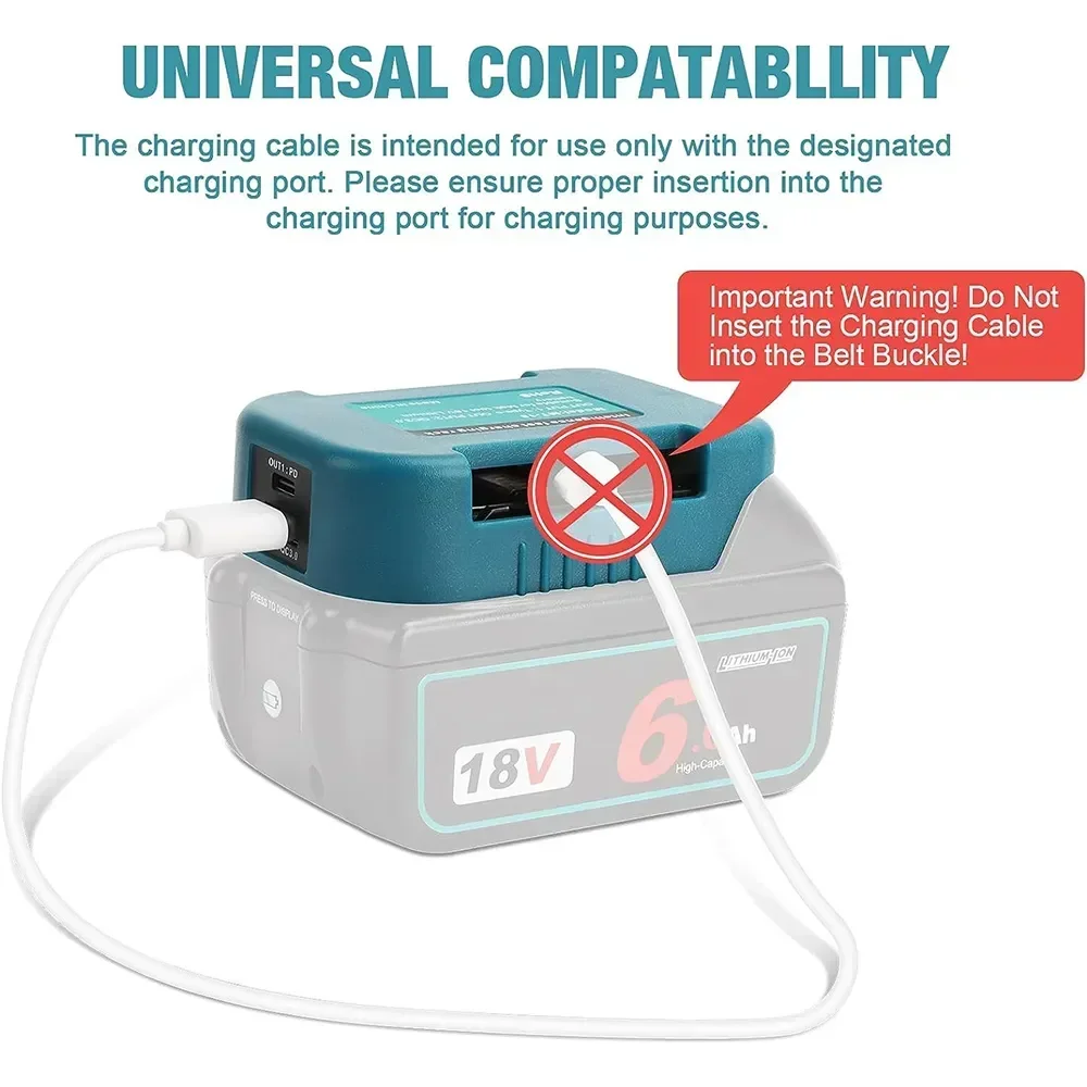 ŰŸ 18V Ƭ ͸   , ޴ , 5V USB Ʈ, 18W CŸ Ʈ,  , 1 