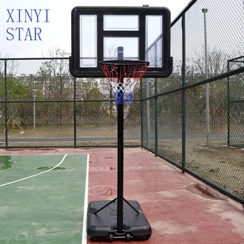 Tabela de Basquete Móvel Ajuste Telescópico e com Gatilho