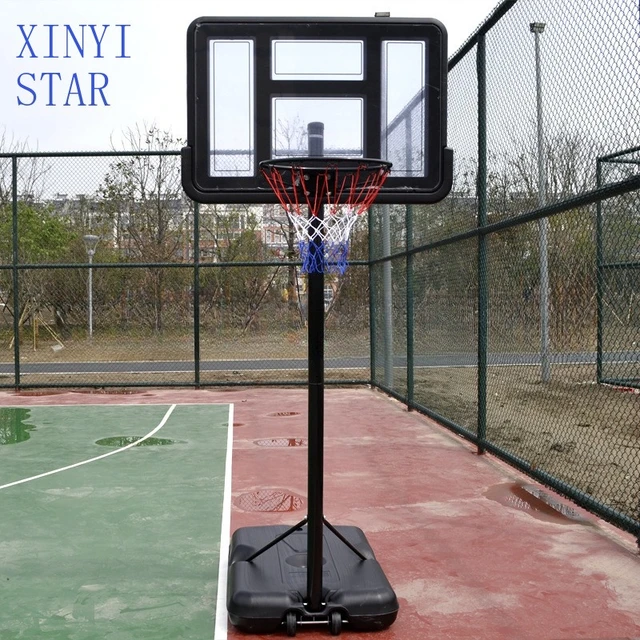 Tabela de Basquete Móvel Ajuste Telescópico e com Gatilho