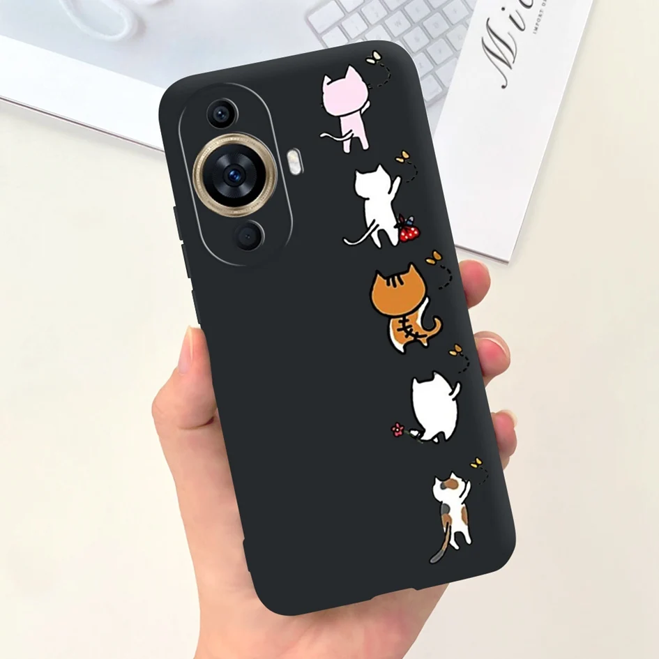 Stylish Fashion Pattern Soft Silicone Phone Case for Huawei Nova 11 Series