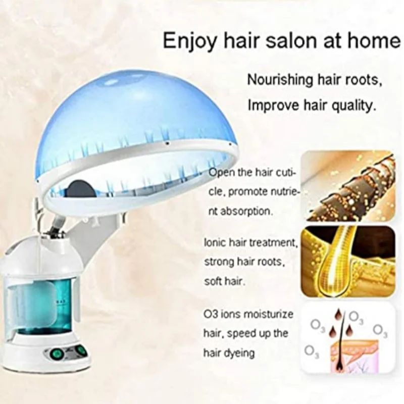 Hair Treatment Machine Hair Treatment Steaming Face 2 in 1 Vaporizing Cap Sprayer Suitable for Personal Care at Home and Salon
