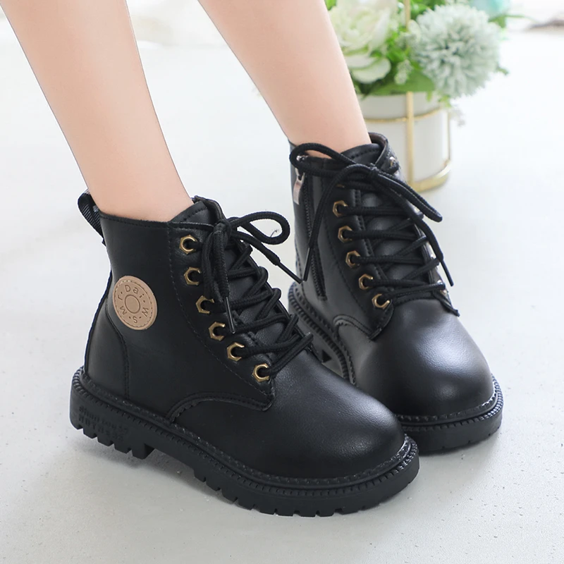 Children Boots Rubber Outsole Autumn Winter For Boys Girls