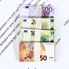 20Pcs/Set Dollhouse Pocket Euro Simulation Toy Banknote Mini Miniature Model 1