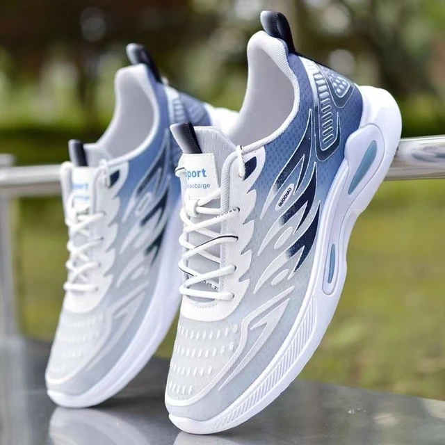 Yeni spor yumuşak taban ayakkabı nefes ve kaymaz erkek rahat koşu  ayakkabıları erkekler için sneakers - AliExpress