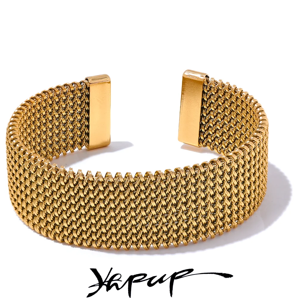 Waterproof Textured Bangle Bracelet