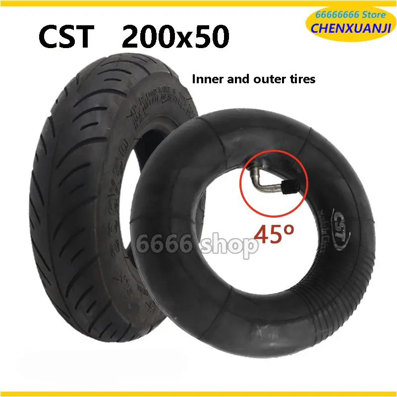 Tire CST 200x50 Inner Outer Tube for Mini Electric Scooter 8 Inch Pneumatic Tyre High Performance and Quality