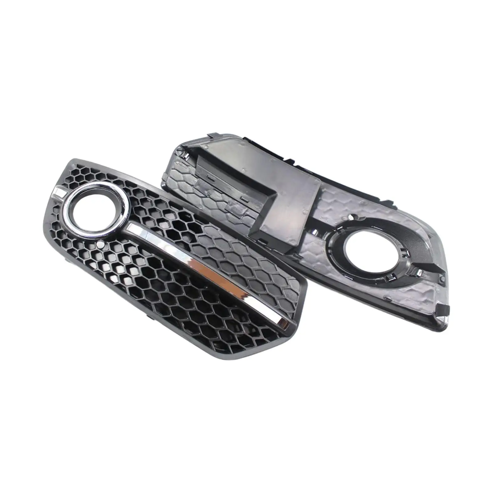 

2x Car Front Bumper Right Left Side Fog Light Grille Lamp Cover Set 8R0807681A for Q5 2009-2012 Easy Installation