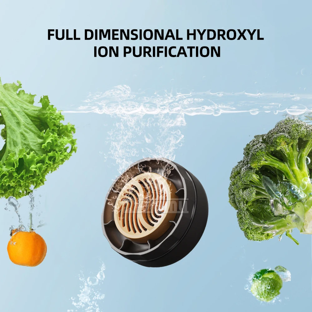 Household Portable Vegetables Washing Machine Kitchen Fruit and Vegetable Cleaning Machine Wireless Fruit Cleaning Machine 4