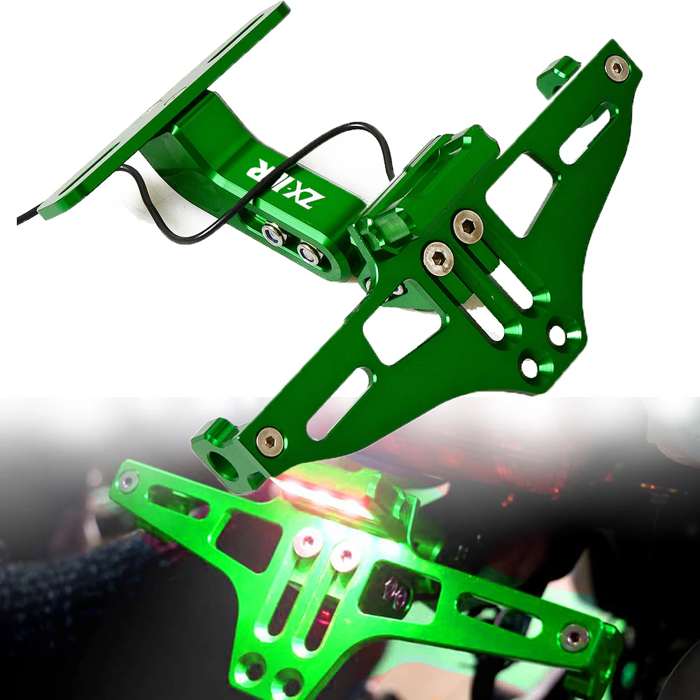 

For KAWASAKI ZX10R ZX-10R 2004 2005 2015 2016 ZX 10R 2014 2013 2006 Motorcycle License Plate Bracket Holder Frame Number Plate