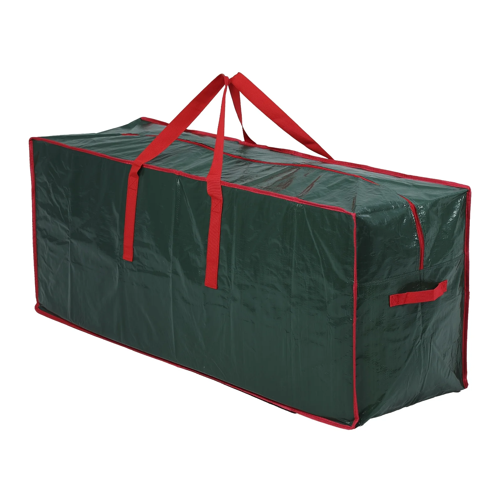 Christmas Tree Storage Bag 228.6cm Disassembled Trees Reinforced Handles Dual Zipper Dust & Moisture Protection