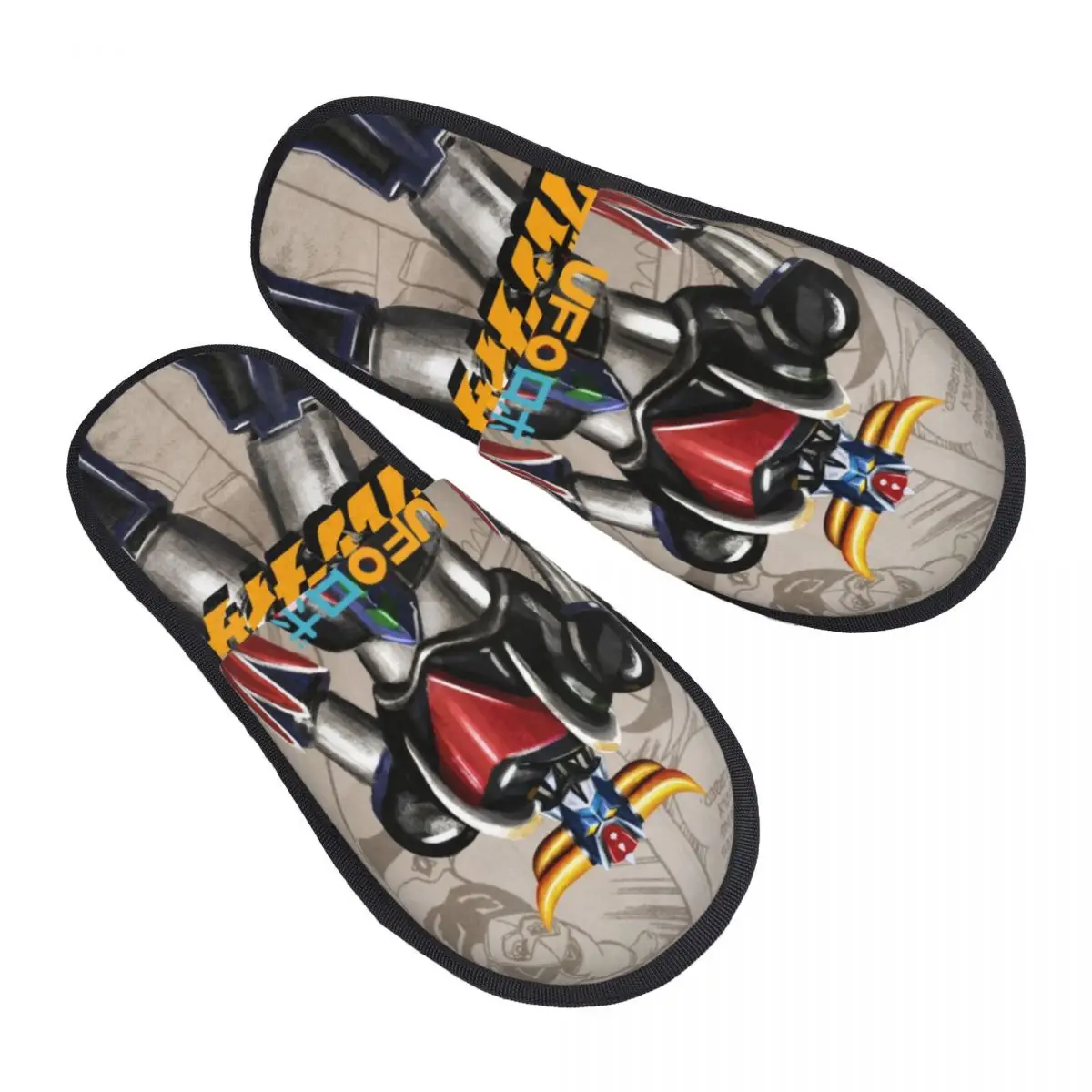 Custom Grendizer Anime Soft Memory Foam House Pantofole Donna Ufo Robot Goldorak Comodo Pantofola Antiscivolo Calda