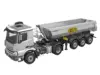 Kabolite 5801 4X4 1/14 RC Tractor 3 Axles RC Electric Dump Trailer RTR Lead Screw 2-Speed Transmission Sound Light Toy Model 2