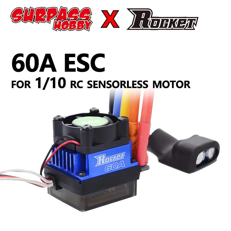 Surpass Hobby Rocket 60a Esc Brushless 