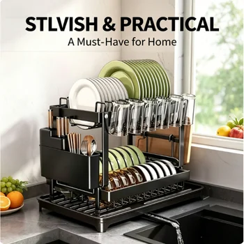 2-Tier Dish Drying Rack 1