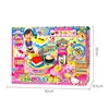 Sanrio Hello Kitty Kawaii Sushi Table Play House Kitchen Set Girls Eat Toys Anime Figure Pretend Play Toy For Children Girl Gift 6