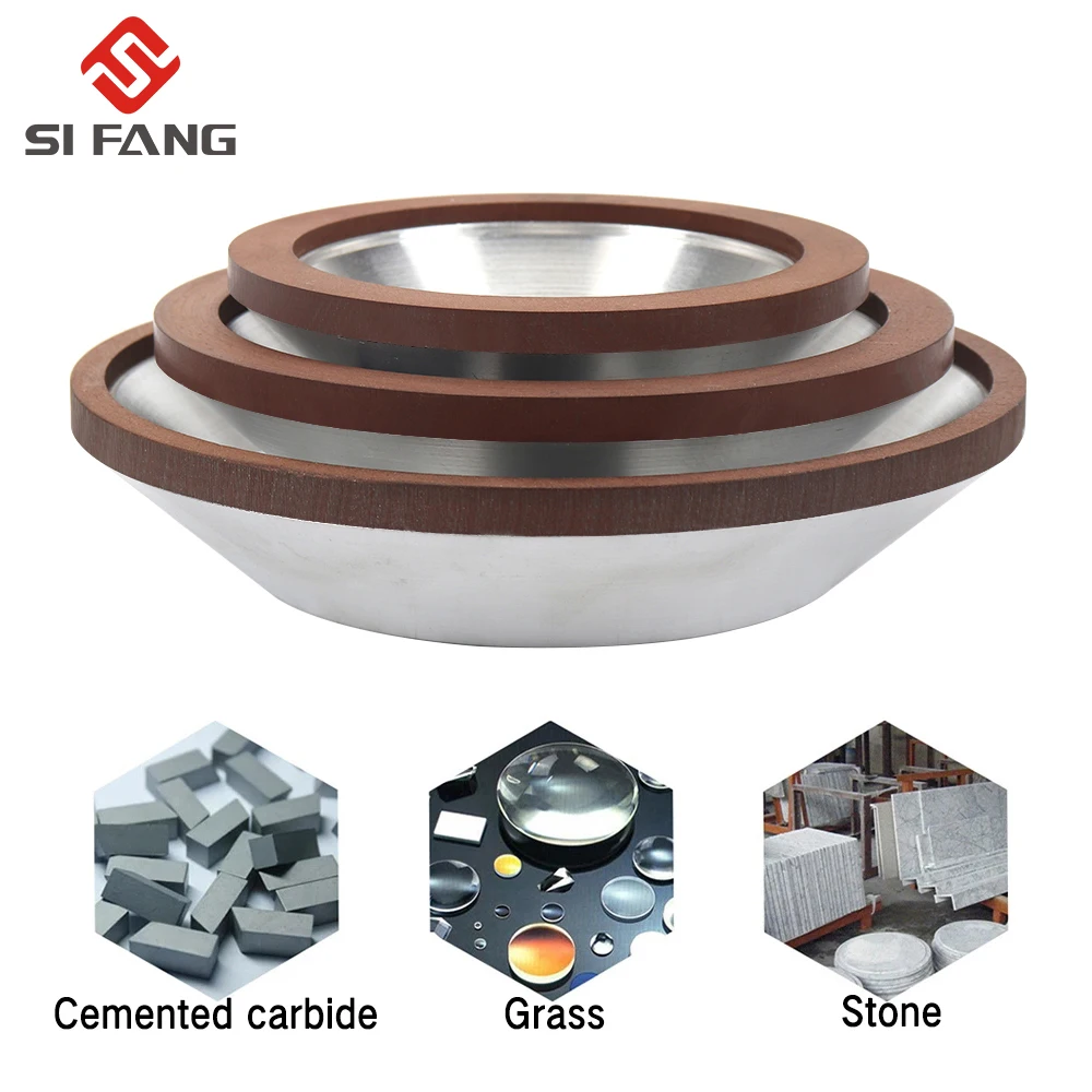 Diamond Grinding Wheel Cup 75mm/100mm/125mm/150mm for Tungsten Steel Milling Cutter