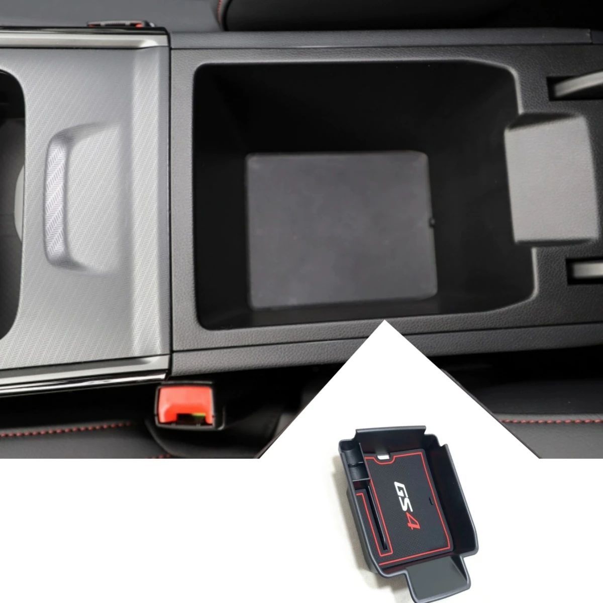 

Для Trumpchi GS4 2020 2021 2022 2023 аксессуары для интерьера пластиковый центральный ящик для хранения поддон подлокотник контейнер крышка