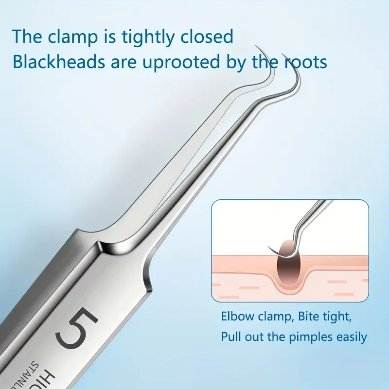 8-Piece Acne Tool Set Stainless Steel