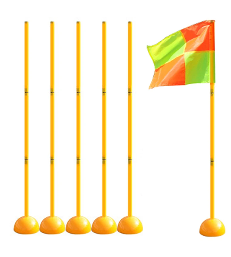 New Water Injection Base Football Door Pole Flag Bar Training Equipment Sign Obstacle Marker Rod top quality