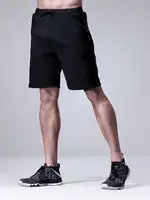 Men's Sports Quick-Drying Hiking Shorts Lightweight Athletic Workout Running Shorts For Gym, Basketball Training Black Shorts 2