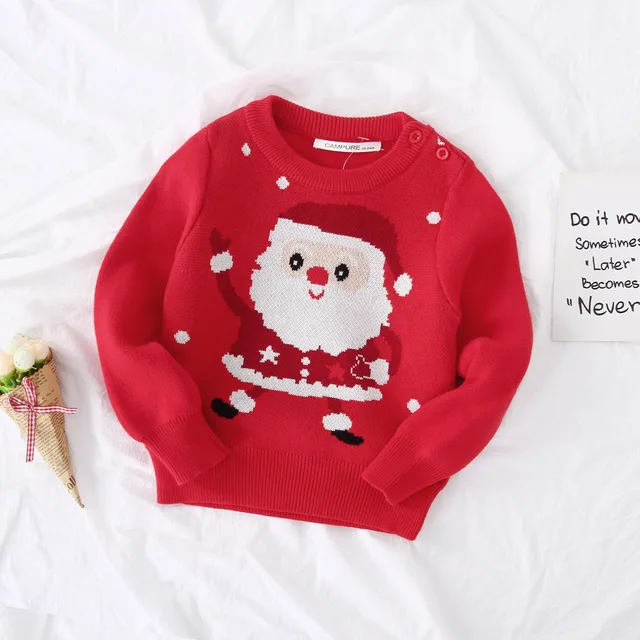 EULLA Kids Christmas Snowman Pullover Sweatshirt - Long Sleeve Toddler Sweater (1-7 Years)