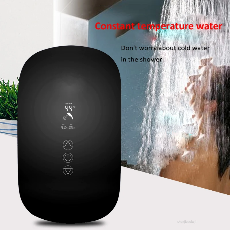 

SY-61A Smart Thermostat Ultra-thin Electric Water Heater Thermal-free Water-hung Home Shower Fast Heating Bathing Tool 220V 1pc