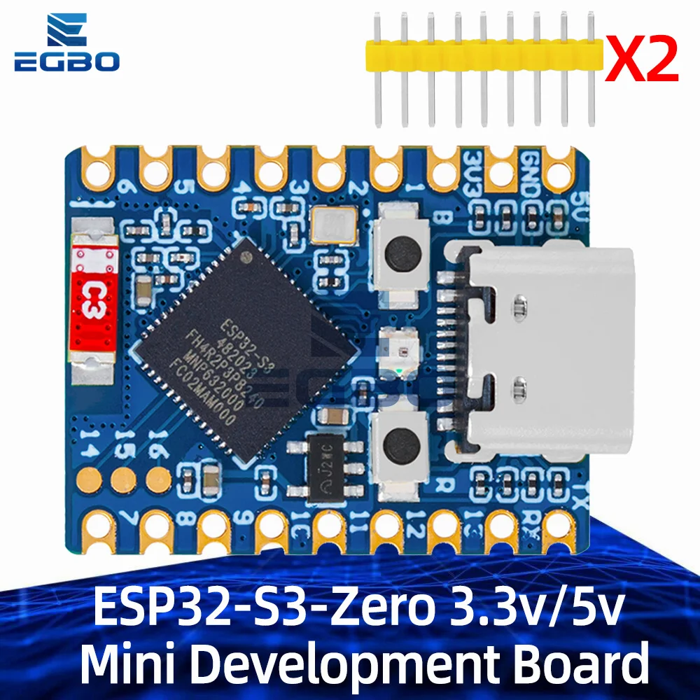 ESP32-S3-Zero-Mini-Development-Board-WiFi-Bluetooth-Ultra-small-Size ...