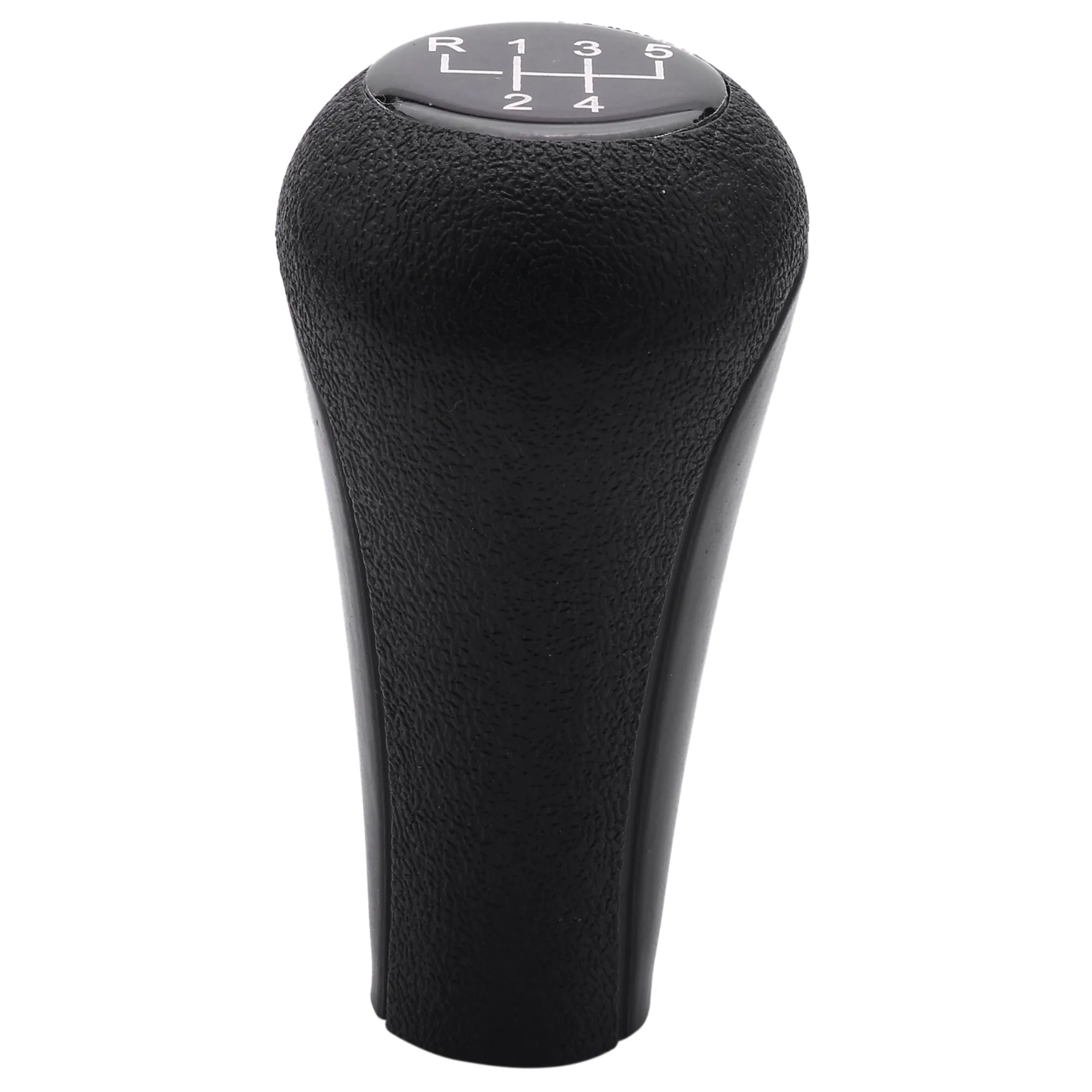 

5 speed Manual Plastic Gear Shift Knob 12mm Stick Hole (Black) for BMW Series 1 to 7 X5 E30 E36 E46 E39 E34