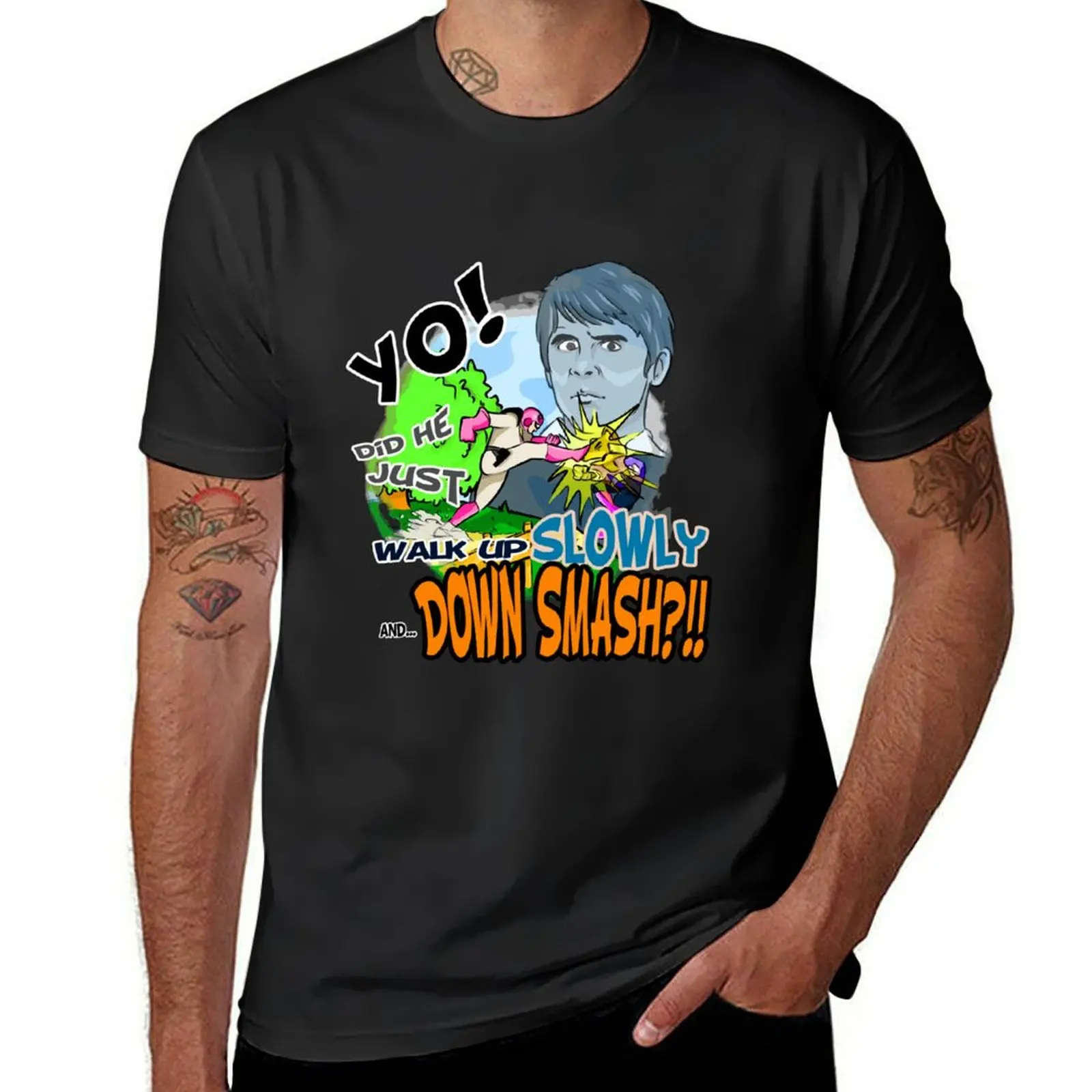 SSBM Yo Did He... Футболка, эстетическая одежда для мальчика, новая коллекция, женские топы, футболки большого размера для мужчин