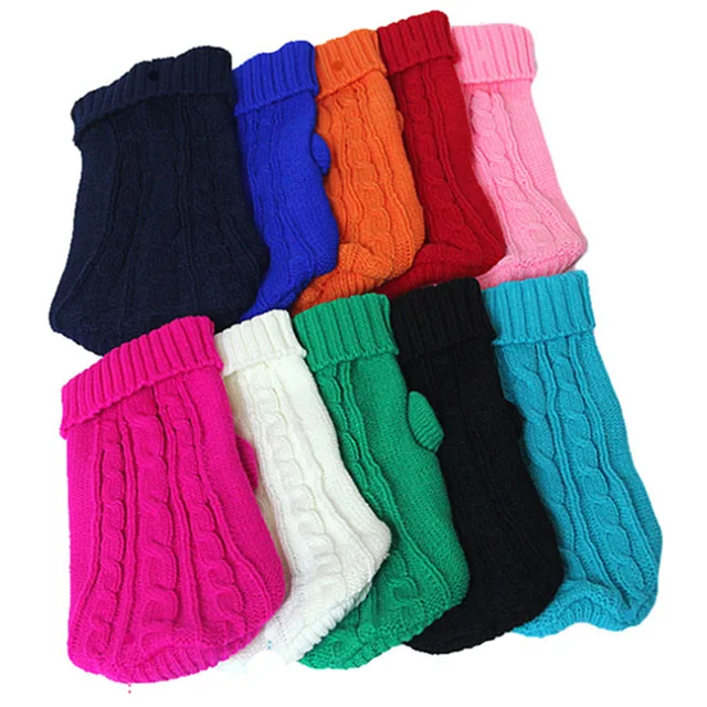 Dog Winter Clothes Knitted Pet Clothes For Small Medium Dogs Chihuahua Puppy Pet Sweater Yorkshire Pure Dog Sweater Ropa Perro 6 Dog Winter Clothes Knitted Pet Clothes For Small Medium Dogs Chihuahua Puppy Pet Sweater Yorkshire Pure Dog Sweater Ropa Perro 6