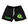 Rapper Ferxxo Shorts for Men Oversize Casual Running Short Pants Feid Merch Three Cents Trousers Quick Dry Beach Board Shorts 5