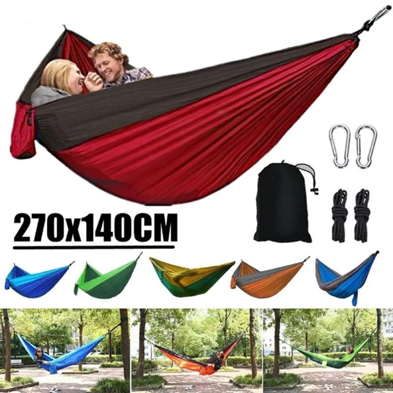 Single Person Nylon Camping Hammock 1